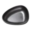 Curve Stoneware dyp tallerken 22x19 cm svart