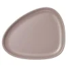 Curve Stoneware frokosttallerken 22x19 cm varm grå