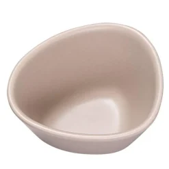 Curve Stoneware skål S 11x10 cm sand
