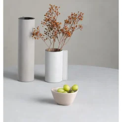 Curve Stoneware skål S 11x10 cm sand