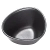 Curve Stoneware skål S 11x10 cm svart
