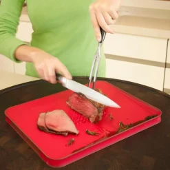 Cut&Carve skjærebrett rød