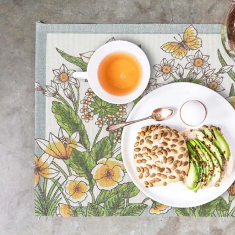 Daffodil bordbrikke 35x48 cm gul