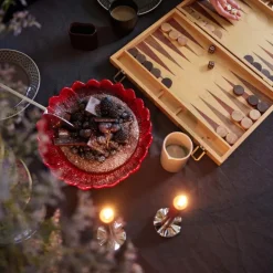 Dagny skål 27 cm vinrød