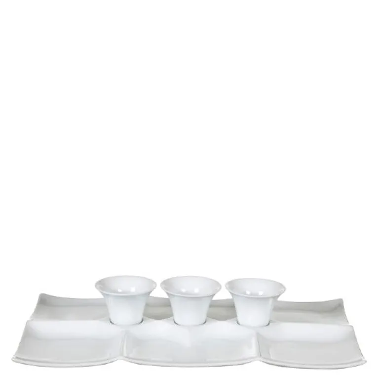 Daily Use tapasfat med 3 skåler 41x25 cm