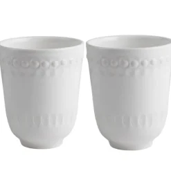 Daisy krus 35 cl 2 stk hvit