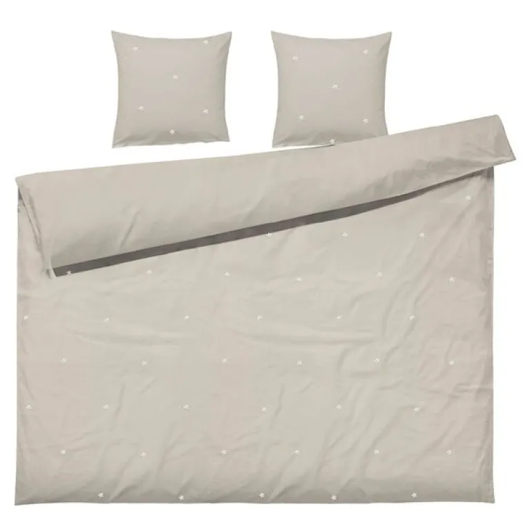 Daisy sengetøy 200x220 cm sand/hvit