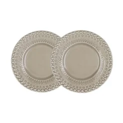 Daisy tallerken 22 cm 2 stk greige