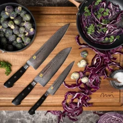 Damask filetkniv 27 cm svart