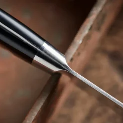 Damask kokkekniv 21 cm svart