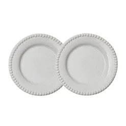 Daria asjett 18 cm 2 stk cotton white