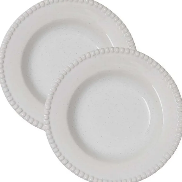 DARIA dyp tallerken 26 cm 2 stk cotton white