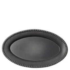 Daria ovalt serveringsfat 35 cm clean grey