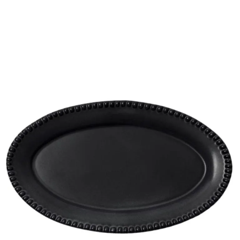 Daria ovalt serveringsfat 35 cm ink black