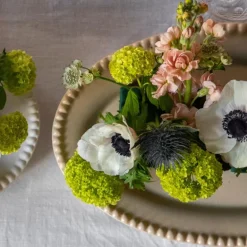 DARIA ovalt serveringsfat 35 cm sand