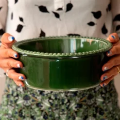 DARIA skål 23 cm moss