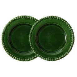 DARIA tallerken 22 cm 2 stk moss
