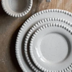 Daria tallerken 22 cm 2 stk cotton white