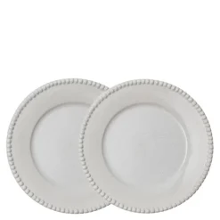 DARIA tallerken 28 cm 2 stk cotton white