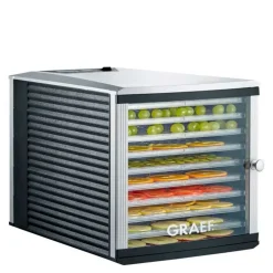 Dehydrator DA510 10 plater stål/svart