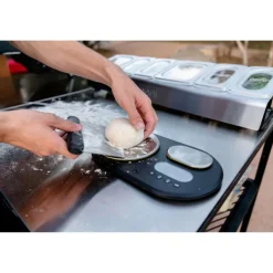 Deigskrape 16x11 cm svart