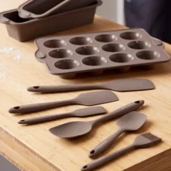 Deigskraper 21 cm silikon latte