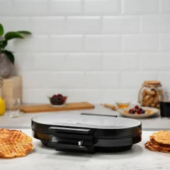 Deluxe vaffeljern dobbel stål