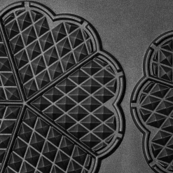 Deluxe vaffeljern dobbel stål