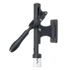Deluxe veggmontert vinåpner 31,5 cm svart
