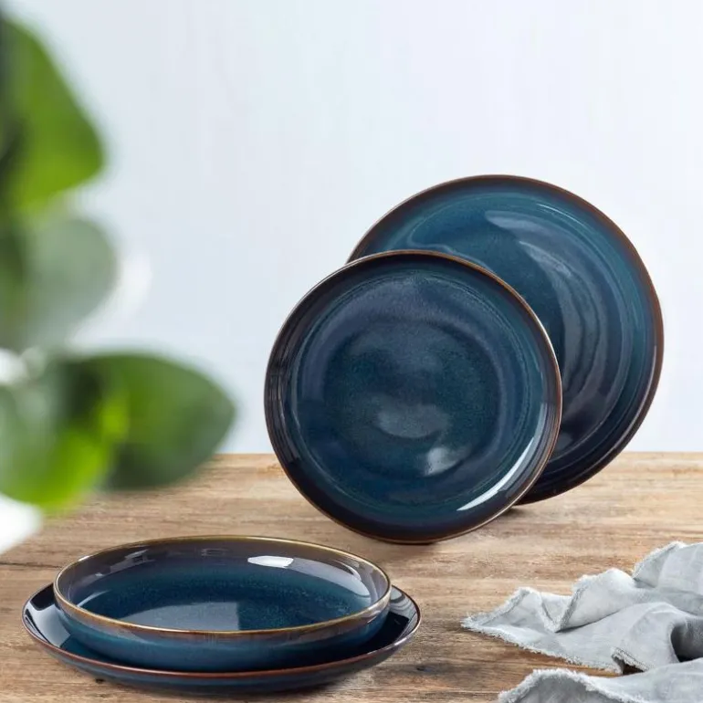 Denim dyp tallerken 21,5 cm