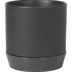 Denise blomsterpotte 21x21 cm charcoal grey