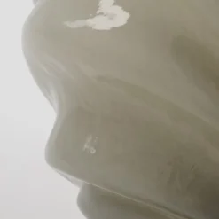 Desert vase 26,6 cm lys grå