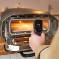 Digitalt infrarødt termometer 18 cm svart