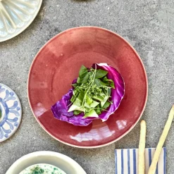 Diva middagstallerken 28 cm rød