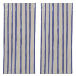 Diva serveringsbrett 26x12 cm 2 stk blå