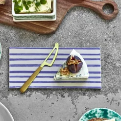 Diva serveringsbrett 26x12 cm 2 stk blå