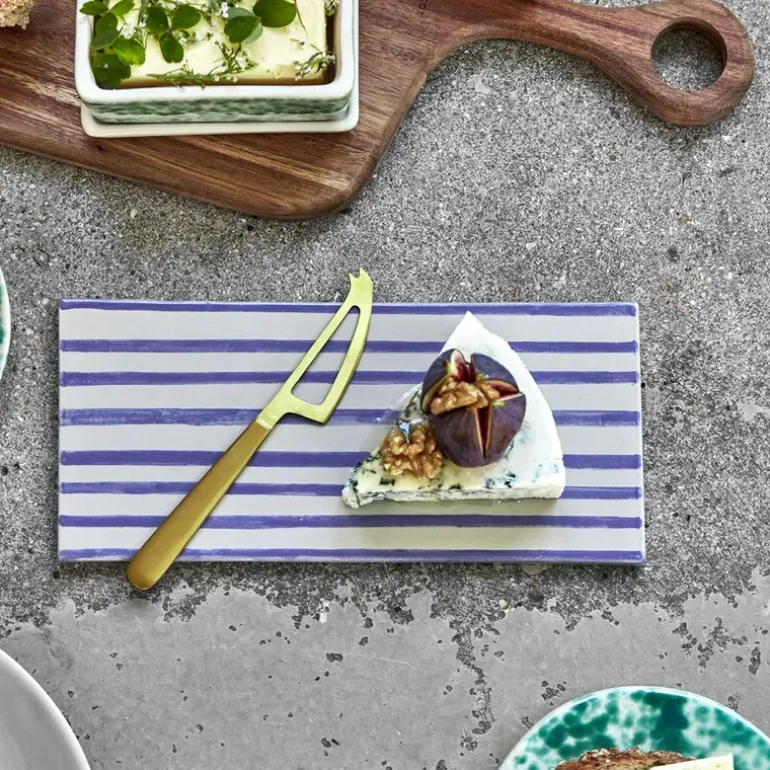 Diva serveringsbrett 26x12 cm 2 stk blå