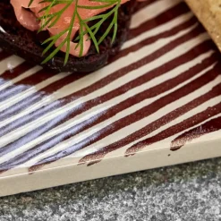 Diva serveringsbrett 26x12 cm 2 stk brun