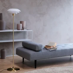 DL31 gulvlampe 133 cm opal/messing