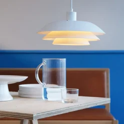 DL45 pendel 13 cm hvit