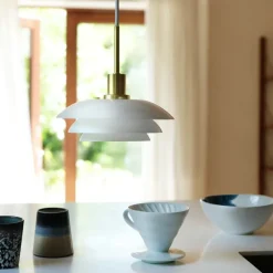 DL20 pendel 31 cm opal/messing