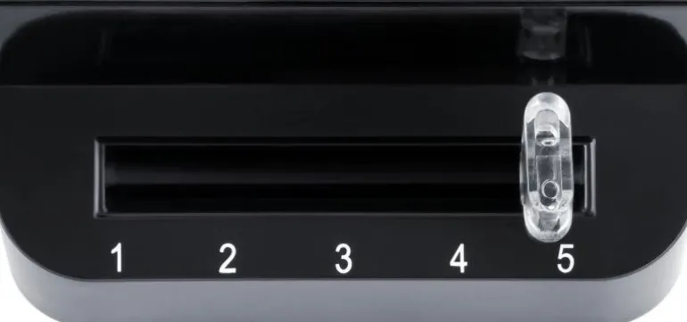 Dobbelt vaffeljern hjerteformet 2x16,5 cm 1400W svart