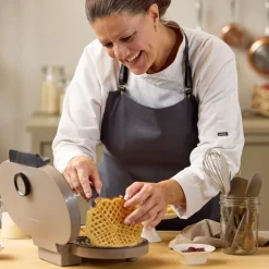 Dobbelt vaffeljern 1600W latte