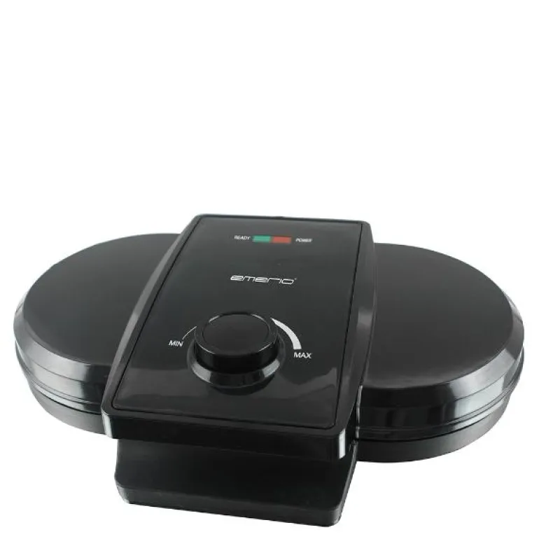 Dobbelt vaffeljern WM-107165 svart