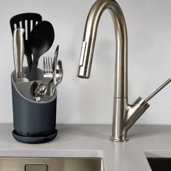 Dock oppvaskstativ mørk grå