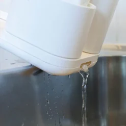 Do-Dish såpedispenser/oppvaskstativ 21,5x11x13 cm hvit