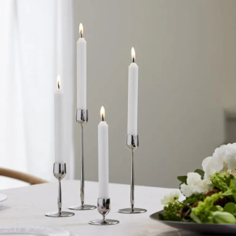 Dorotea lysestake 7x18 cm blankt stål