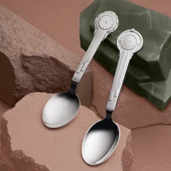 Dåpsskje Klokke med blomster 15,5 cm 830