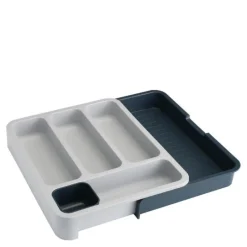 Drawerstore bestikkoppbevaring 37x28 cm grå