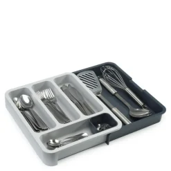 Drawerstore bestikkoppbevaring 37x28 cm grå